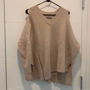 All Saints Cold Shoulder Sweater